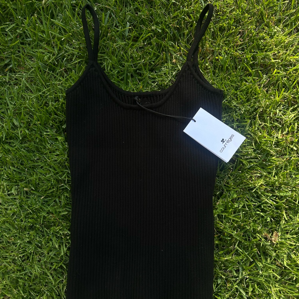 Courreges Re-Edition Ribbed Knit Tank - Picture 7 of 7
